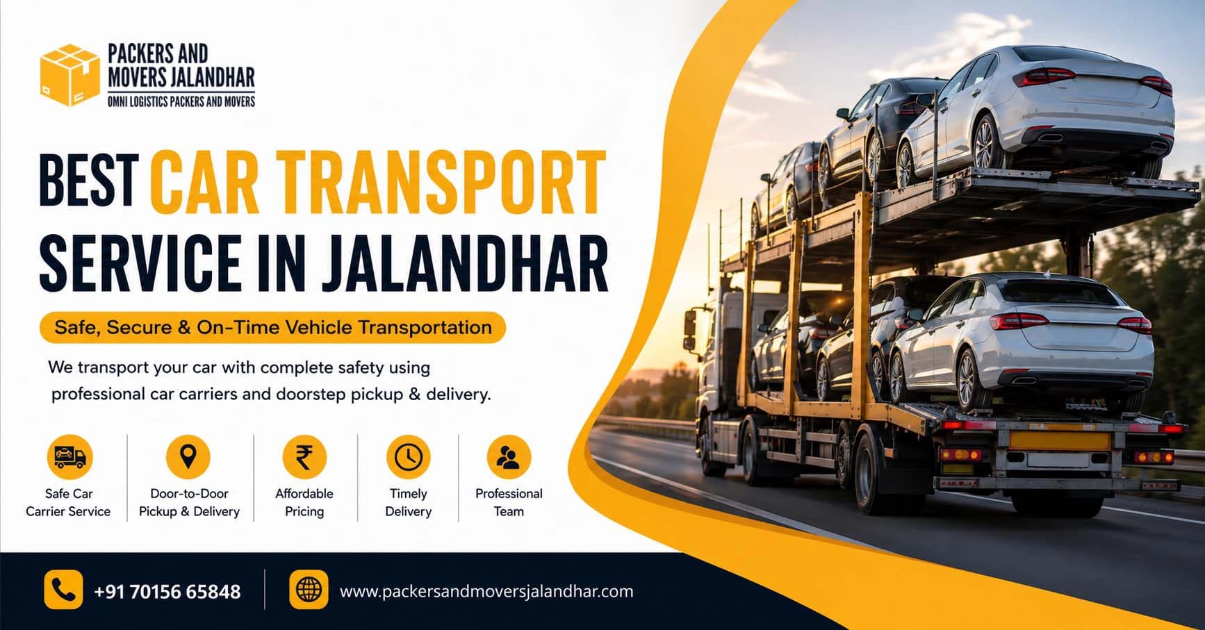 Best Car Transport Service in Jalandhar – Safe Vehicle Relocation Guide