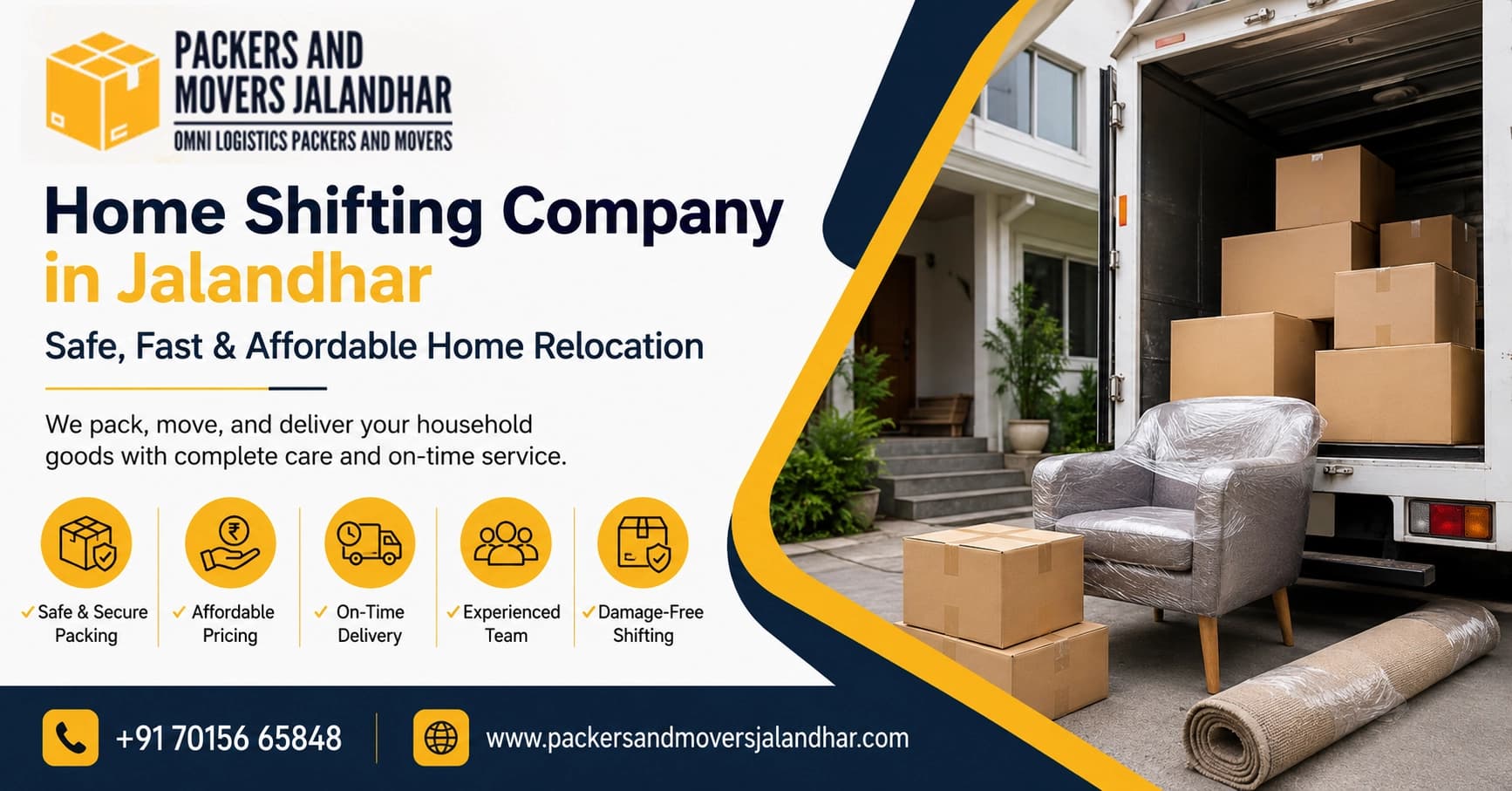 Home Shifting Company In Jalandhar – Omni Logistics