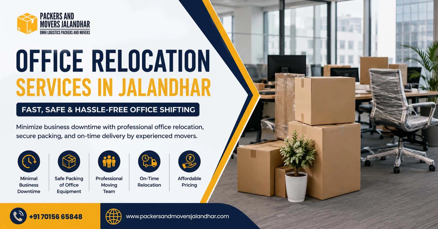 Office Relocation Services in Jalandhar: Step-by-Step Guide for Businesses
